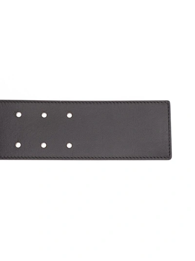 Shop Alexander Mcqueen Women's Black Belt