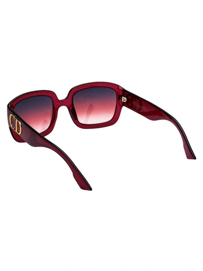 Shop Dior Women's Burgundy Acetate Sunglasses