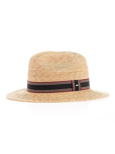 Shop Saint Laurent Women's Beige Other Materials Hat