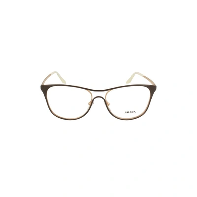 Shop Prada Women's Black Metal Glasses