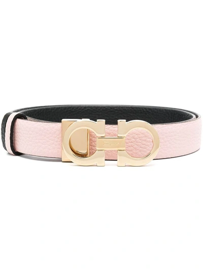 Shop Ferragamo Salvatore  Women's Pink Leather Belt