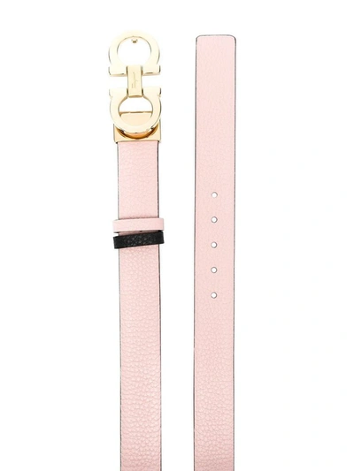 Shop Ferragamo Salvatore  Women's Pink Leather Belt