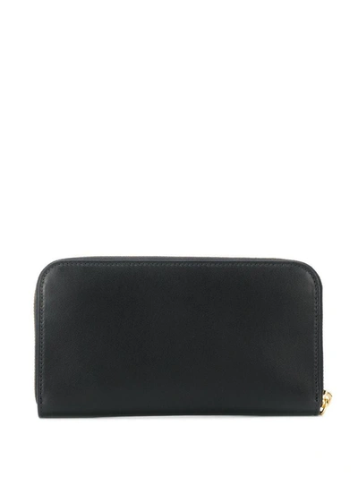 Shop Moschino Women's Black Leather Wallet