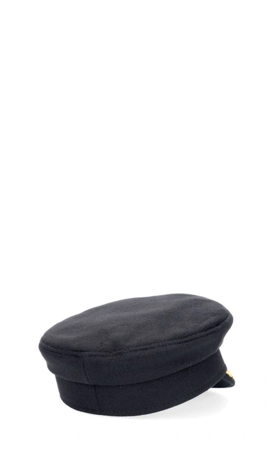 Shop Ruslan Baginskiy Women's Black Wool Hat