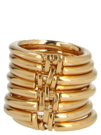 Ambush Multi Layer Ring In Gold