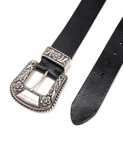 Shop Golden Goose Women's Black Leather Belt