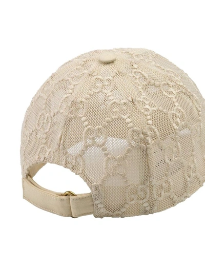 Shop Gucci Women's Beige Polyamide Hat
