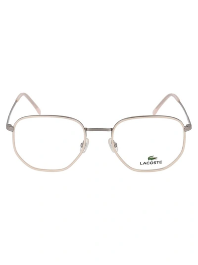 Shop Lacoste Women's White Metal Glasses
