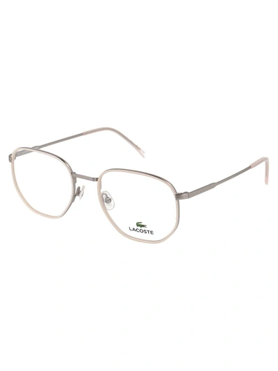 Shop Lacoste Women's White Metal Glasses
