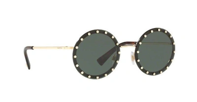 Shop Valentino Women's Multicolor Metal Sunglasses