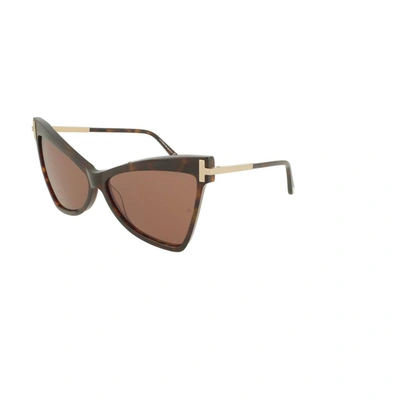 Shop Tom Ford Women's Brown Plastic Sunglasses
