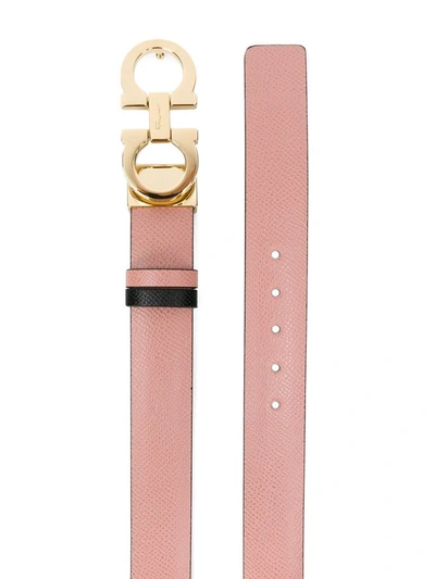 Shop Ferragamo Salvatore  Women's Pink Leather Belt