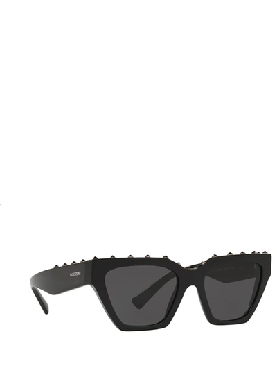 Shop Valentino Women's Black Acetate Sunglasses