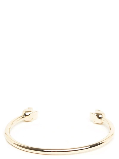 Shop Alexander Mcqueen Women's Gold Metal Bracelet