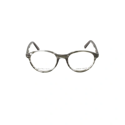 Shop Giorgio Armani Women's Grey Metal Glasses