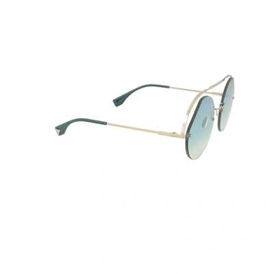 Shop Fendi Women's Silver Metal Sunglasses