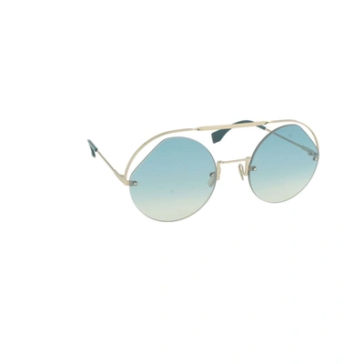 Shop Fendi Women's Silver Metal Sunglasses