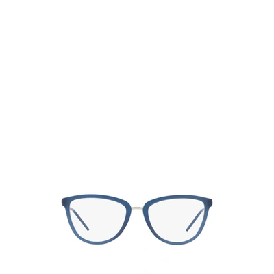 Shop Emporio Armani Women's Blue Acetate Glasses