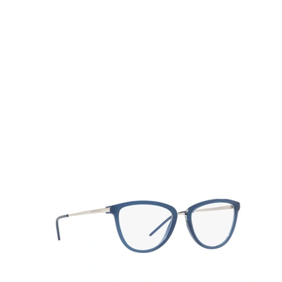 Shop Emporio Armani Women's Blue Acetate Glasses