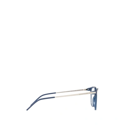 Shop Emporio Armani Women's Blue Acetate Glasses