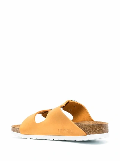 Shop Birkenstock Women's Orange Suede Sandals