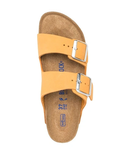 Shop Birkenstock Women's Orange Suede Sandals