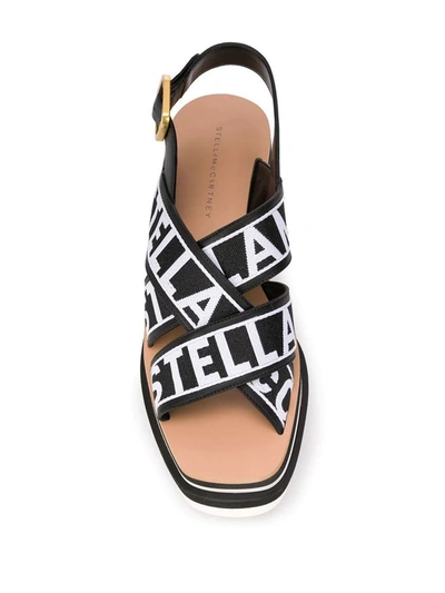 Shop Stella Mccartney Women's Black Polyamide Sandals
