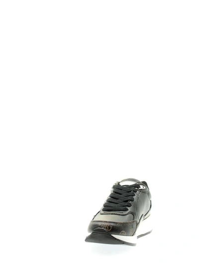 Shop Guess Women's Black Leather Sneakers