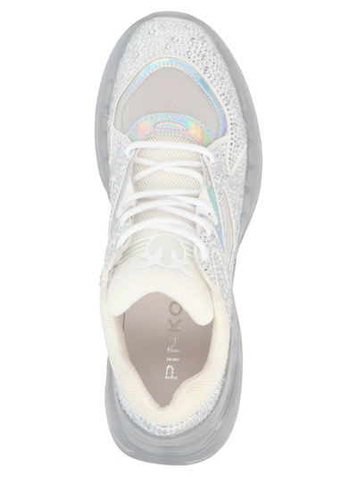 Shop Pinko Women's White Other Materials Sneakers