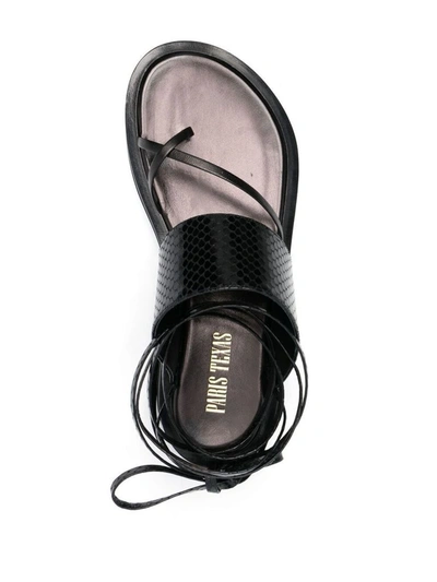 Shop Paris Texas Women's Black Leather Sandals