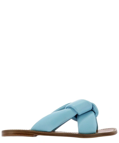 Shop Silvano Sassetti Women's Light Blue Other Materials Sandals