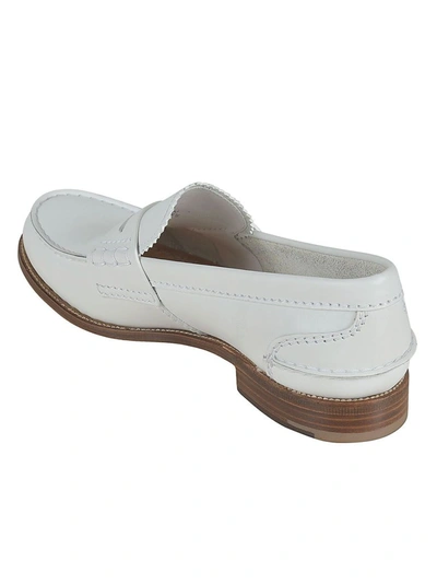 Shop Church's Women's White Leather Loafers