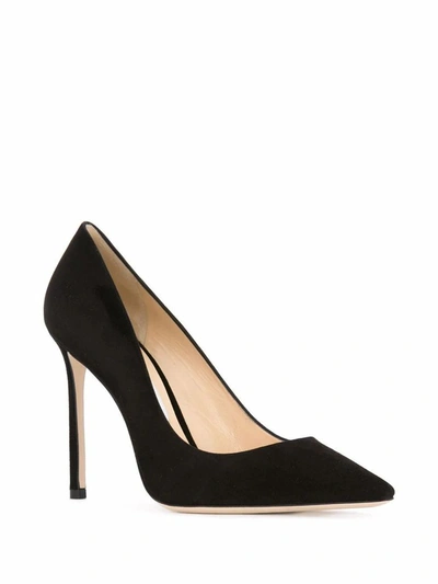 Shop Jimmy Choo Women's Black Leather Pumps