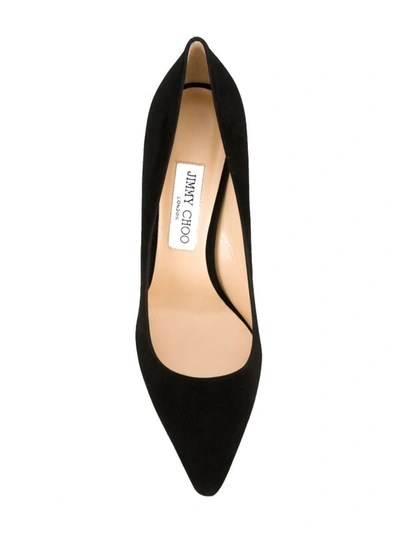 Shop Jimmy Choo Women's Black Leather Pumps