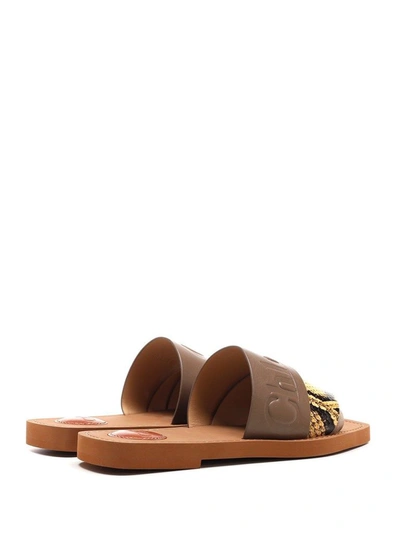 Shop Chloé Women's Green Other Materials Sandals