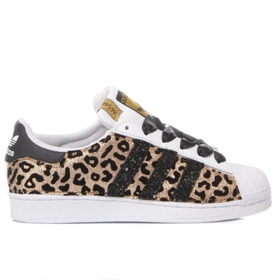 Shop Adidas Originals Adidas Women's Gold Leather Sneakers