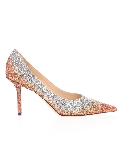 Shop Jimmy Choo Women's Silver Fabric Pumps