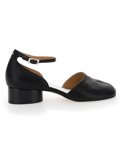 Shop Maison Margiela Women's Black Leather Heels