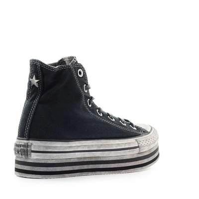 Shop Converse Women's Black Canvas Hi Top Sneakers