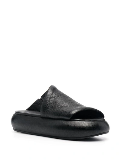 Shop Marsèll Marsell Women's Black Leather Sandals
