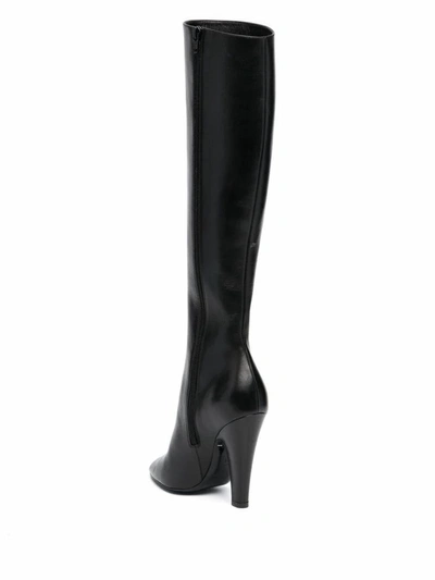 Shop Saint Laurent Black Boots