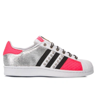 Shop Adidas Originals Adidas Women's Silver Leather Sneakers