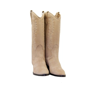 Shop Paris Texas Women's Beige Leather Boots