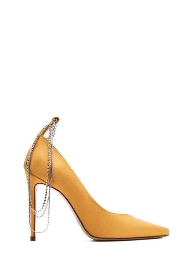 Shop Aldo Castagna Women's Orange Leather Pumps