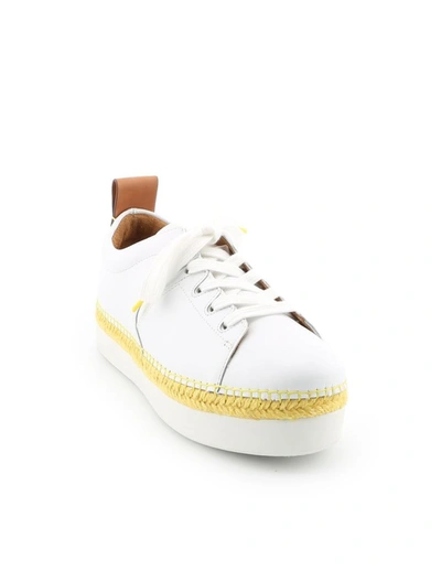 Shop See By Chloé Women's White Leather Sneakers