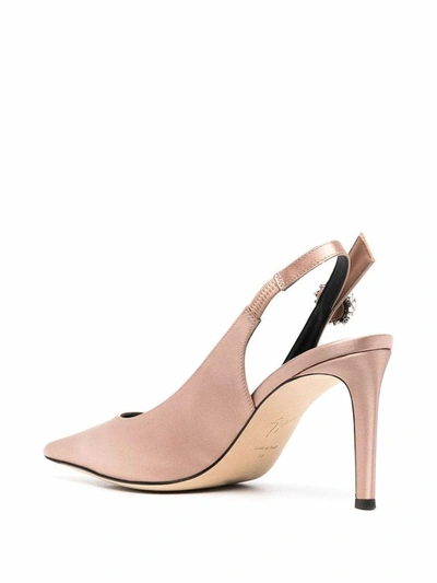 Shop Giuseppe Zanotti Design Women's Pink Leather Heels