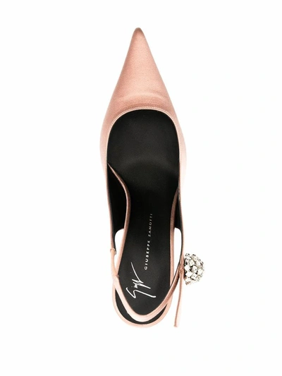 Shop Giuseppe Zanotti Design Women's Pink Leather Heels