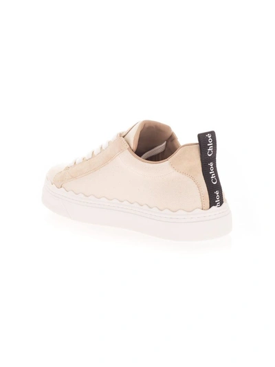 Shop Chloé Women's White Other Materials Sneakers