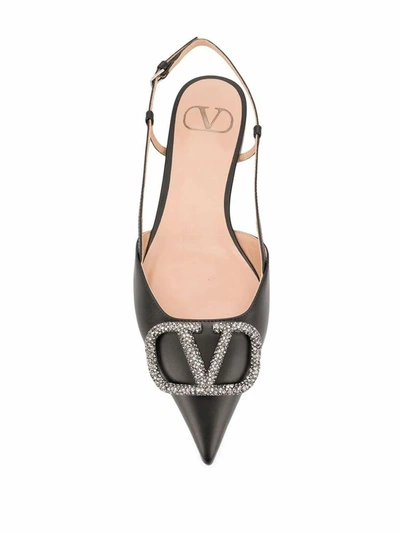 Shop Valentino Women's Black Leather Heels