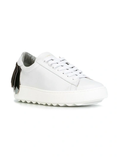 Shop Philippe Model Women's White Leather Sneakers